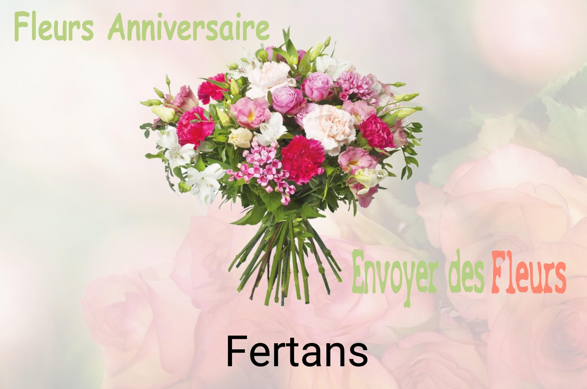 Bouquet de fleurs d’anniversaire livré à Fertans